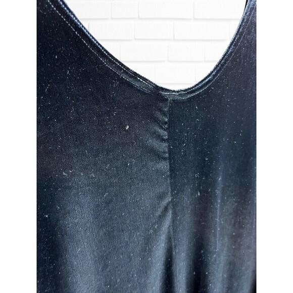 Vtg Danielle Casey Sears Women's Size 16W Dress Velour Floral USA Gothic 90s - Picture 10 of 11